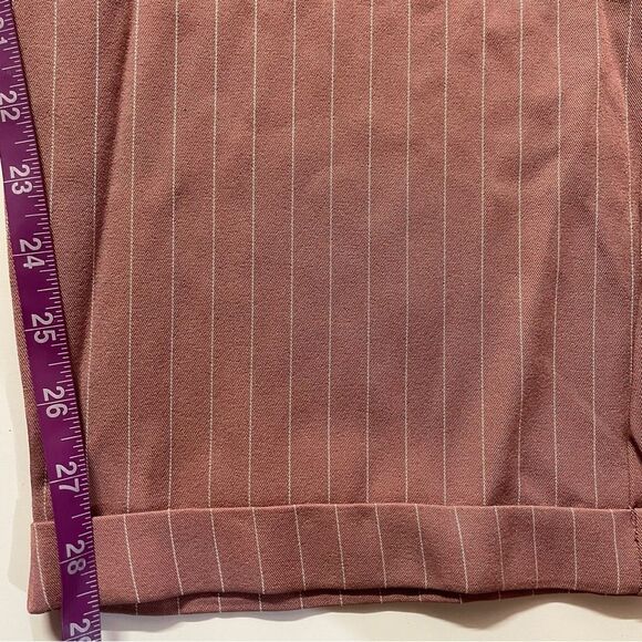 Charlotte Russe+ Pink Striped Cuffed Hem Trousers NWT Size 3X - Picture 7 of 15